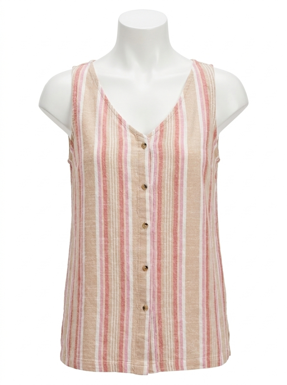 NEW TRIBAL button down camisole in lollipop
